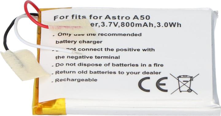 Actual product image AccuCell Astro A50 battery, SRP603443