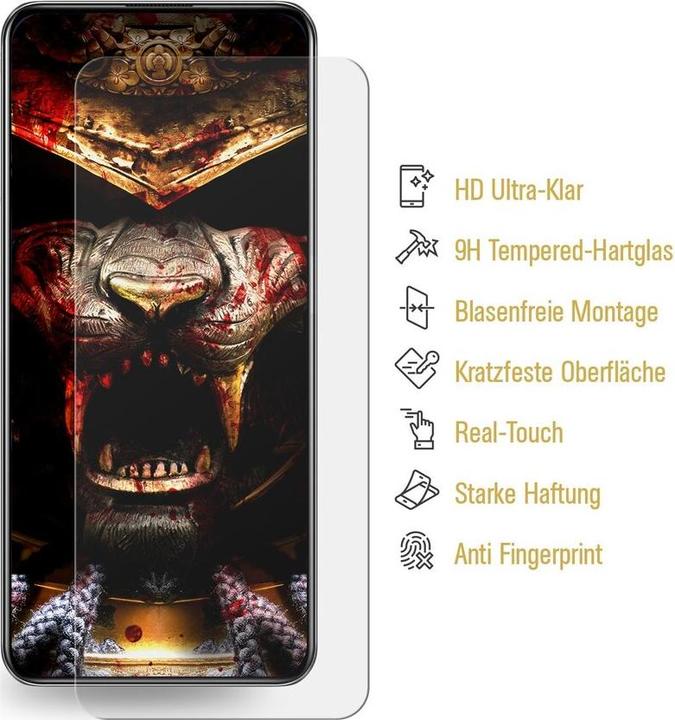 Produktbild Protectorking 2x 3D A++ echtes Tempered 9H Panzerhartglas KLAR (2 Stück, Samsung Galaxy A51)