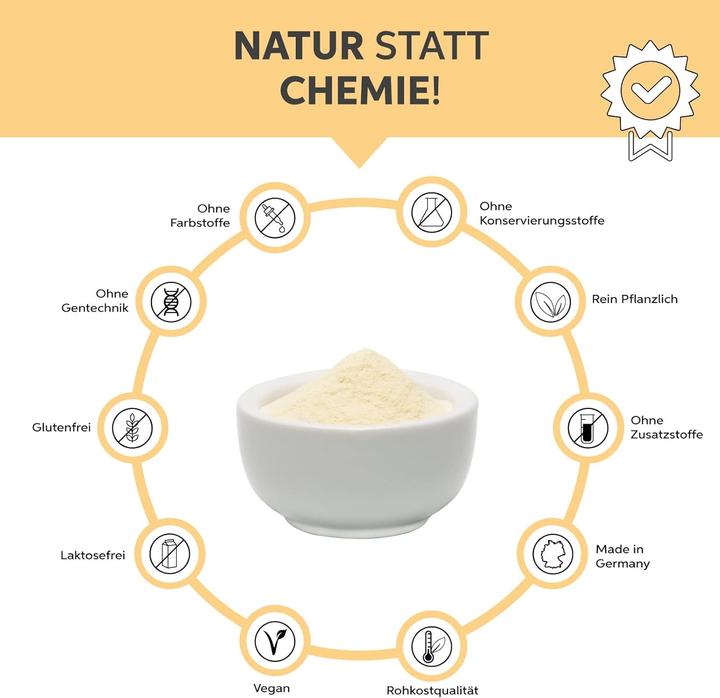 Image du produit Eltabia Poudre d'acérola hautement dosée avec 25% de vitamine C (Poudre, 200 g)