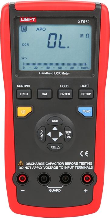 Actual product image Uni-T LCR measuring device UT612, USB