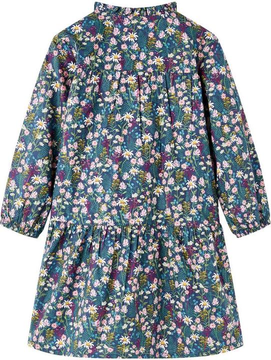 Immagine prodotto VidaXL Abito da bambino con maniche lunghe blu scuro 116,Materiale: 100 (116)