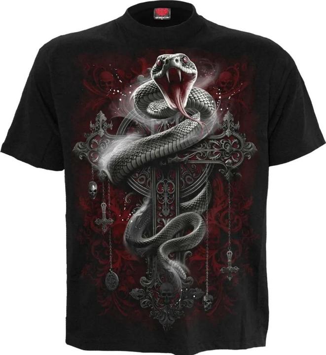 Immagine prodotto Spiral Maglietta Serpente Gotico Maniche Corte Adulto Unisex (4XL)
