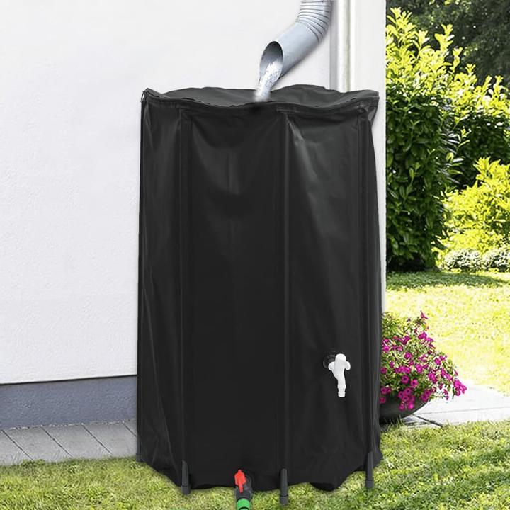 Immagine prodotto VidaXL Serbatoio dell'acqua con rubinetto Pieghevole 500 L PVC (500 l)