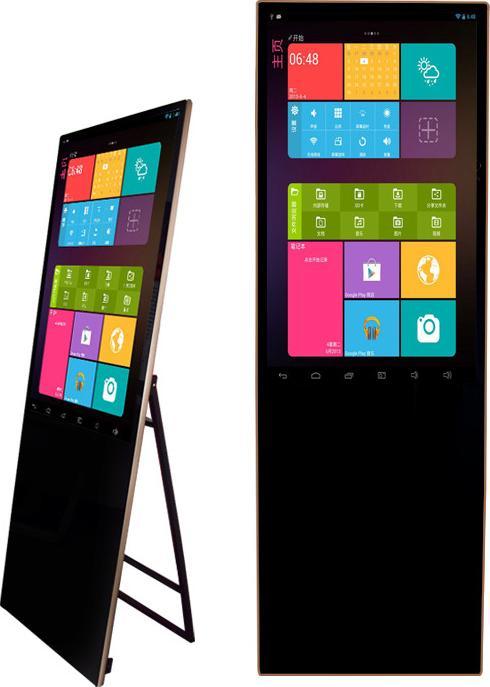 Actual product image DSS Multimedia Steller 55", portrait, metal, hinged (55")