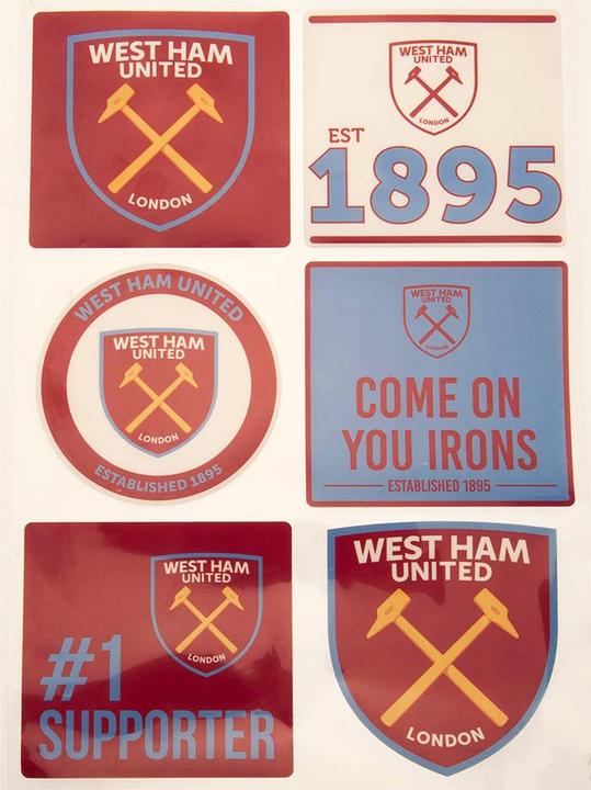 Produktbild West Ham United FC Autoaufkleber Sortierte Designs Set 6erPack