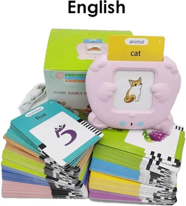 Produktbild Activity Board Learning Machine for Kid Talking Flash Cards Kindergarten Kinder Sprache Elektronisches Hörbuch