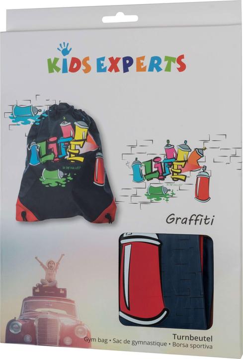 Produktbild KidsExperts Turnbeutel Graffiti blau