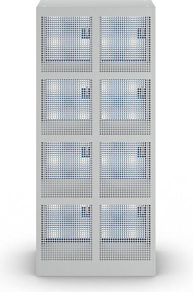 Actual product image eurokraft pro perforated sheet locker (80 cm, 180 cm)
