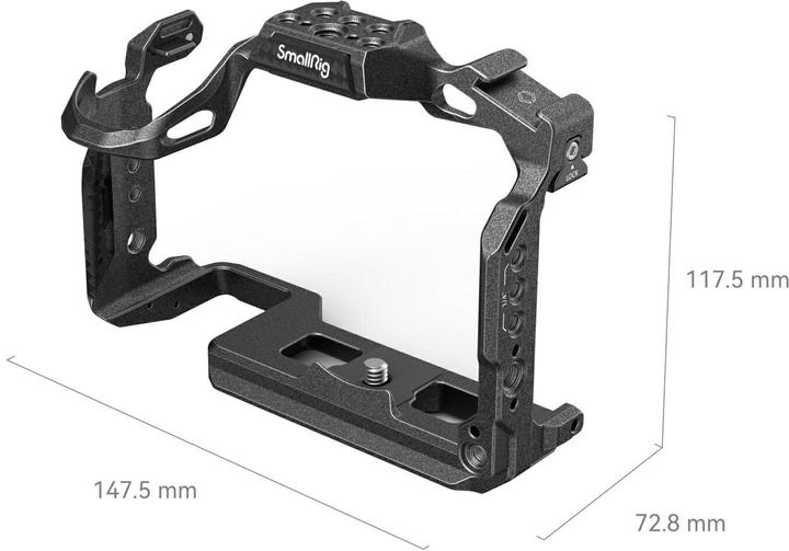 Actual product image SmallRig 4023 Black Mamba Cage for Panasonic LUMIX S5 II (Novelty) (Cage)