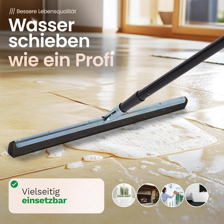Produktbild Novaliv 4X Duschabzieher 60cm Langer Stiel 130 cm Bodenabzieher Dusche Terasse gross Fensterreiniger