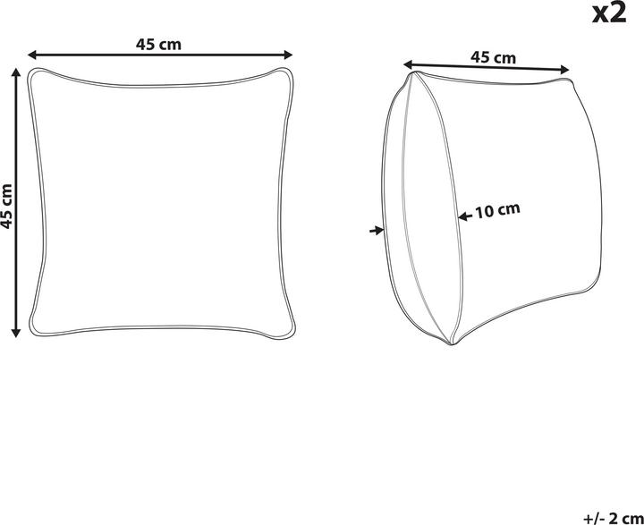 Produktbild Beliani Cordata (45 x 45 cm)