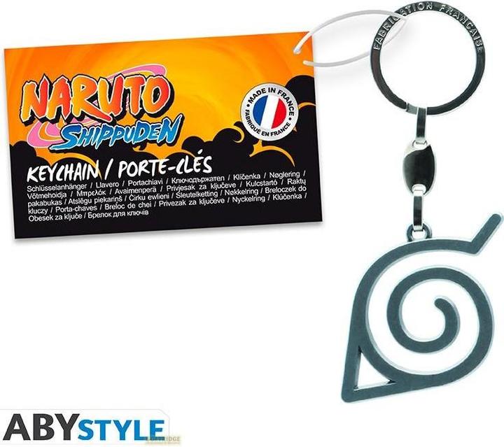 Produktbild ABYstyle NARUTO SHIPPUDEN - Keychain 3D Konoha MADE IN FRANCE X2
