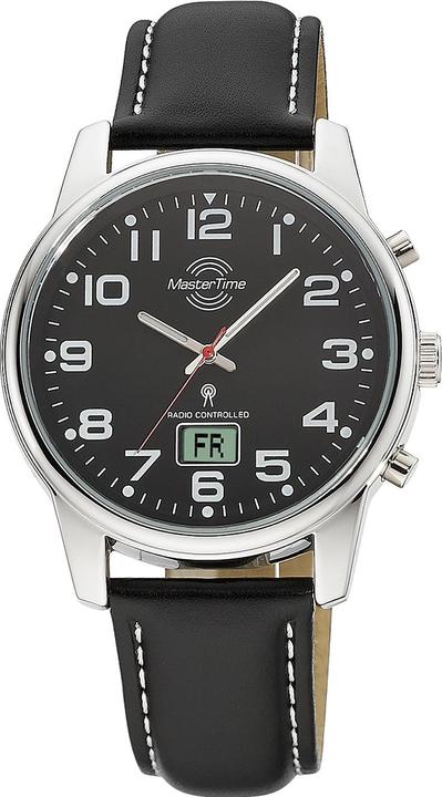 Master Time MTGA-10816-21L Funkuhr Herrenuhr 41mm 3ATM (Digitaluhr, Analoguhr, Funkuhr, 41 mm)
