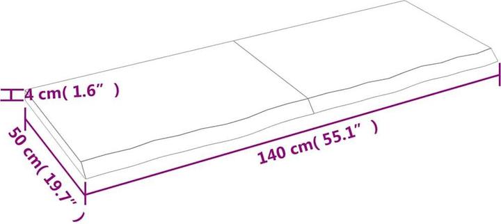 Image du produit VidaXL Saba (140 x 50 x 4 cm)