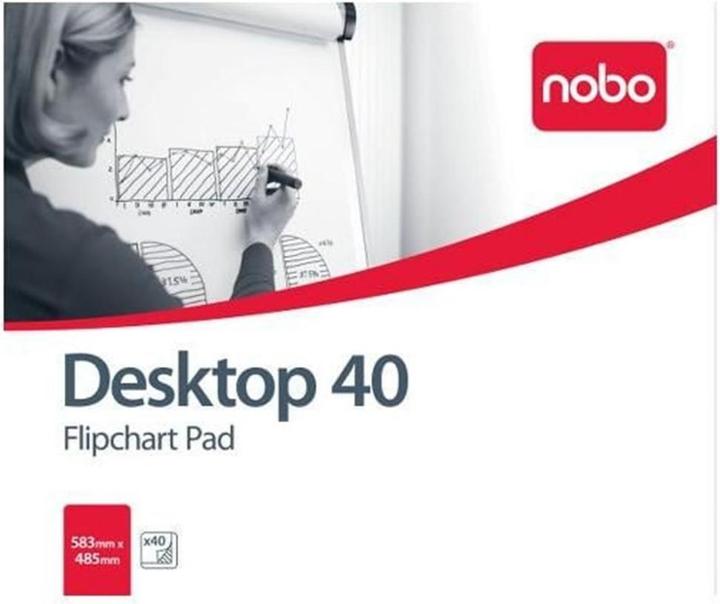 Actual product image Nobo Flipchart 58 cm x 48.5 cm, 40 sheets (58 x 48 cm)