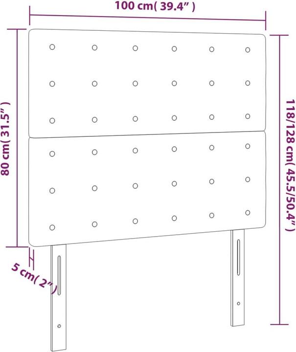Produktbild VidaXL Kalli (100 x 5 x 128 cm)