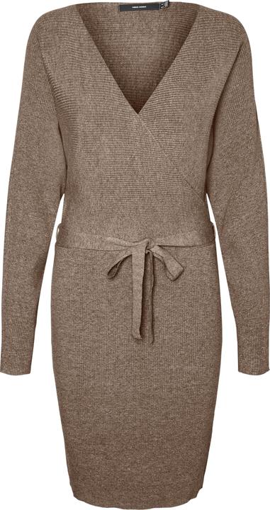 Vero Moda VMHOLLYREM LS V-NECK DRESS GA NOOS Strickkleid (S)