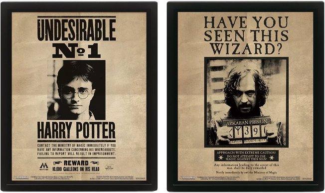 Immagine prodotto Pyramid Harry Potter: Harry Potter - Sirius Black Wanted 3D (26 x 20 cm)