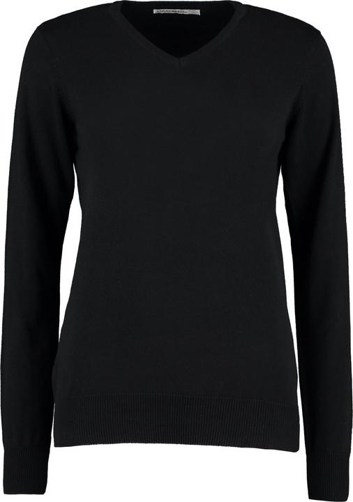 Kustom Kit Arundel Pullover Top VAusschnitt Langärmlig
