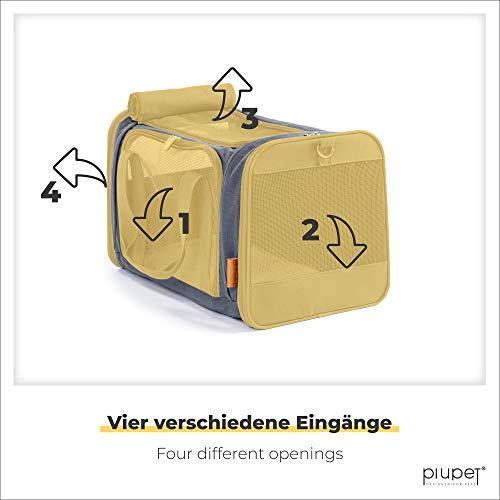 Produktbild PiuPet Katzentransportbox mit herausnehmbarer Fleecematte