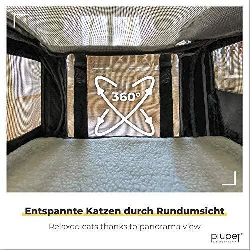 Produktbild PiuPet Katzentransportbox mit herausnehmbarer Fleecematte