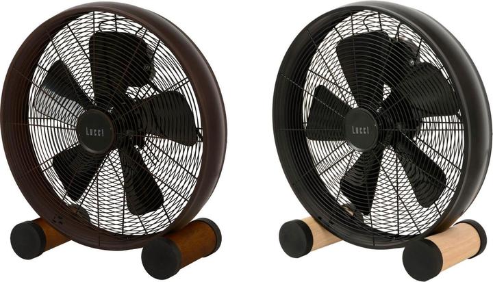 Produktbild EMZ Design-Bodenventilator mit Holzfüssen (53 dB)