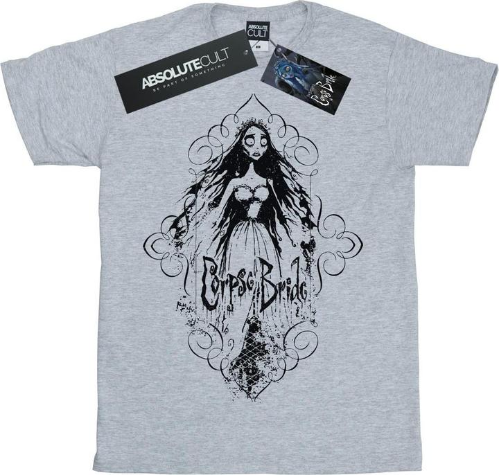 Actual product image Corpse Bride Mens Sketched Bride T-Shirt (L)