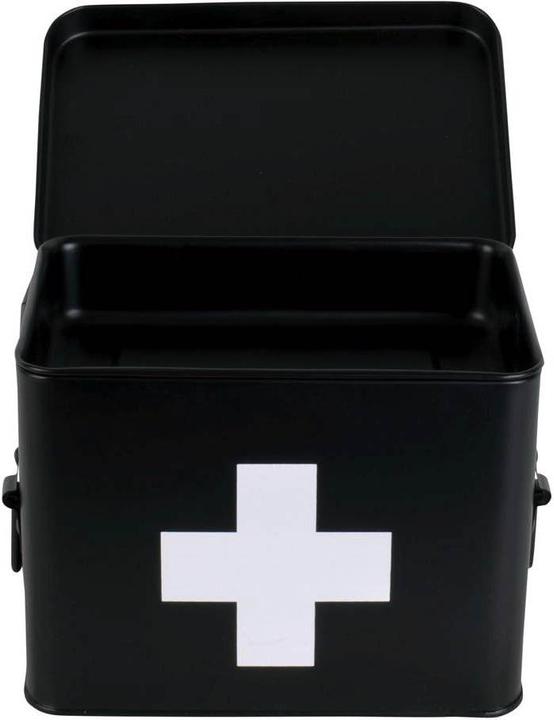 Image du produit present time Armoire de premiers secours petite 21.5 x 16 cm, noir mat