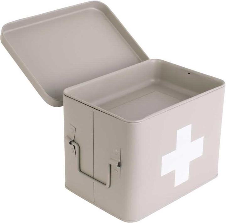 Produktbild present time Erste Hilfe Schrank klein 21.5 x 16 cm, Grau matt