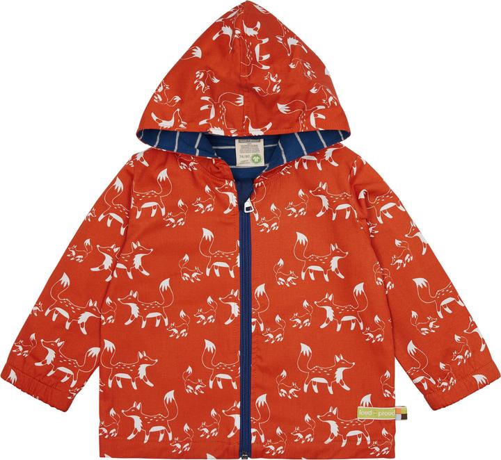 loud + proud Kinder Outdoorjacke Terracotta (80)