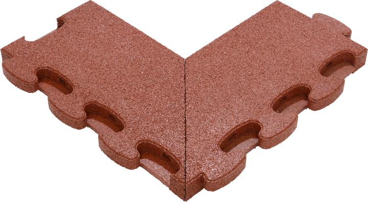 Produktbild Gum-Tech Negatives Eckstück Gerade für Fallschutzplatten (55 x 25 cm)