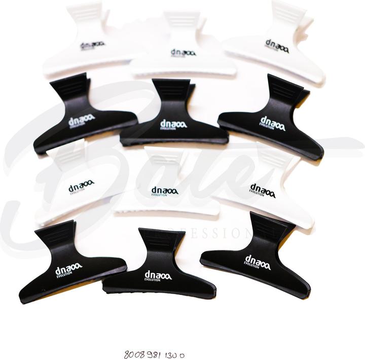Image du produit DNA Footwear Pinces à cheveux (noir et blanc) L 82mm Art:13005 (12 pcs)