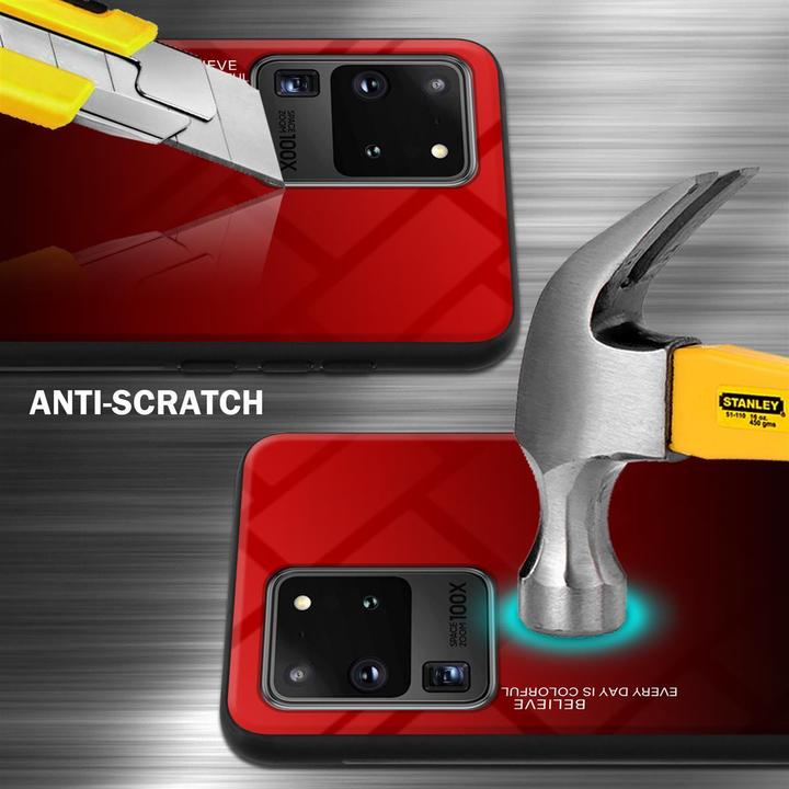 Productafbeelding Cadorabo TPU 2 kleuren glasdekking (Samsung Galaxy S20 Ultra)