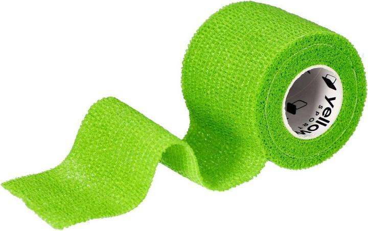 Actual product image Yellow Kohäsive Fixierbinden 5cmx4.5m
