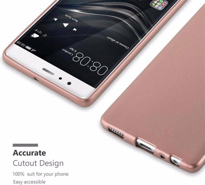 Productafbeelding Cadorabo TPU matte metalen hoes (Huawei P9)