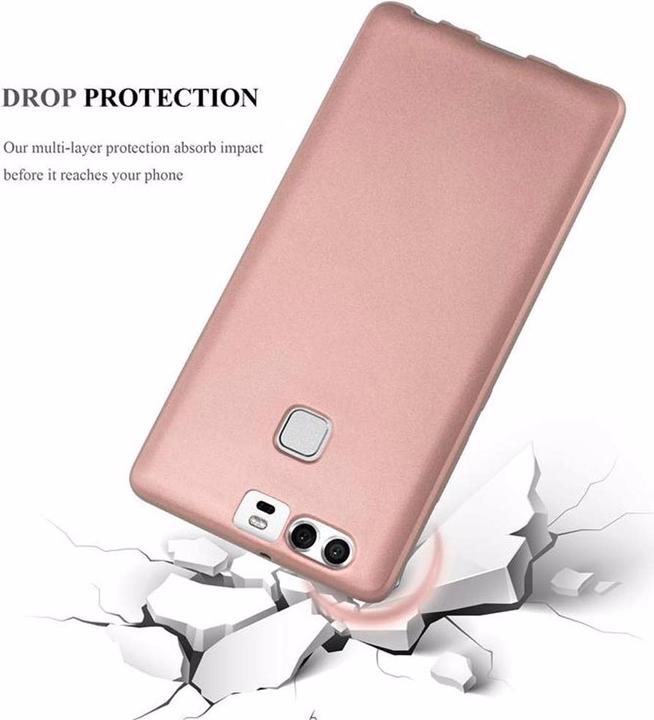 Productafbeelding Cadorabo TPU matte metalen hoes (Huawei P9)