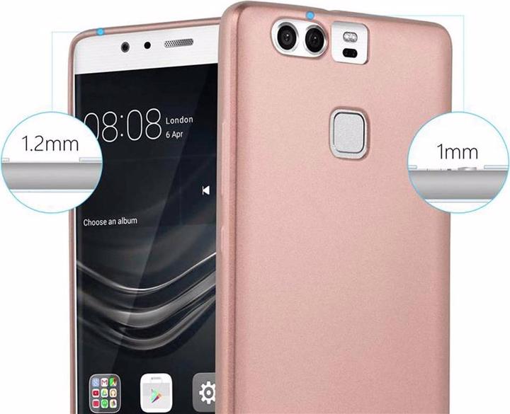 Productafbeelding Cadorabo TPU matte metalen hoes (Huawei P9)