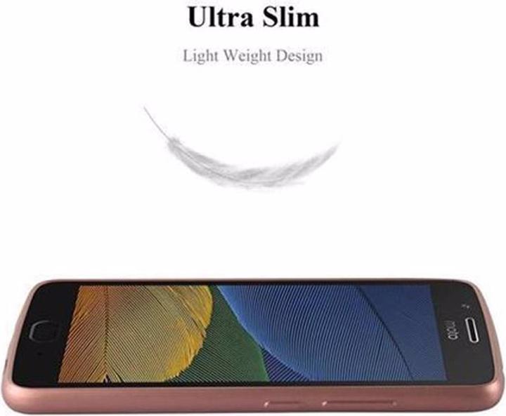 Productafbeelding Cadorabo TPU matte metalen hoes (Motorola Moto G5)