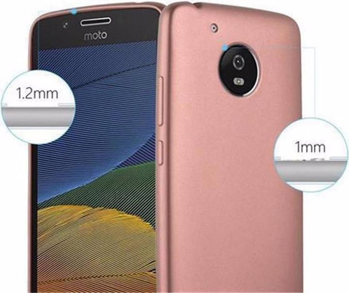 Productafbeelding Cadorabo TPU matte metalen hoes (Motorola Moto G5)