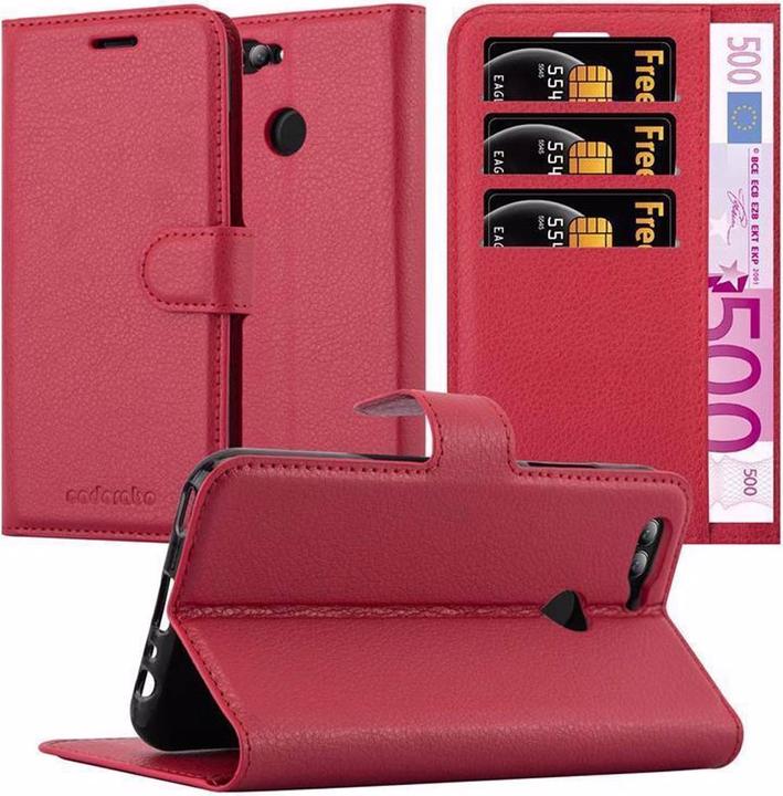 Produktbild Cadorabo Book mit Standfunktion Cover (Huawei Nova 2)