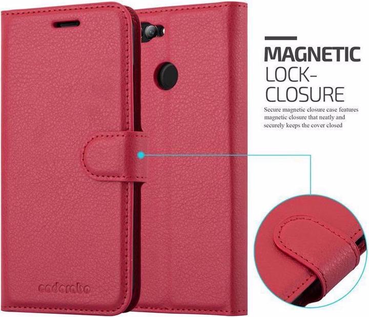 Produktbild Cadorabo Book mit Standfunktion Cover (Huawei Nova 2)