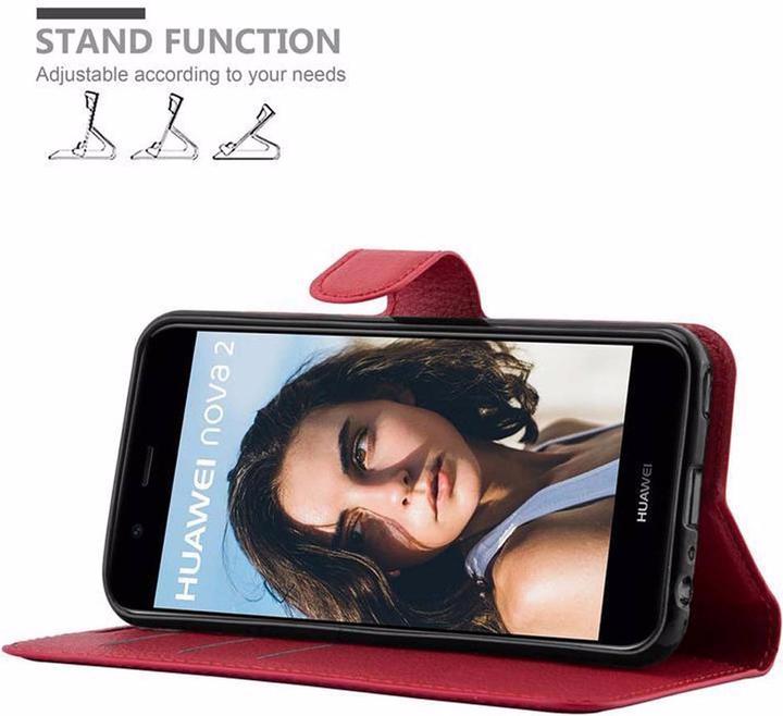 Produktbild Cadorabo Book mit Standfunktion Cover (Huawei Nova 2)
