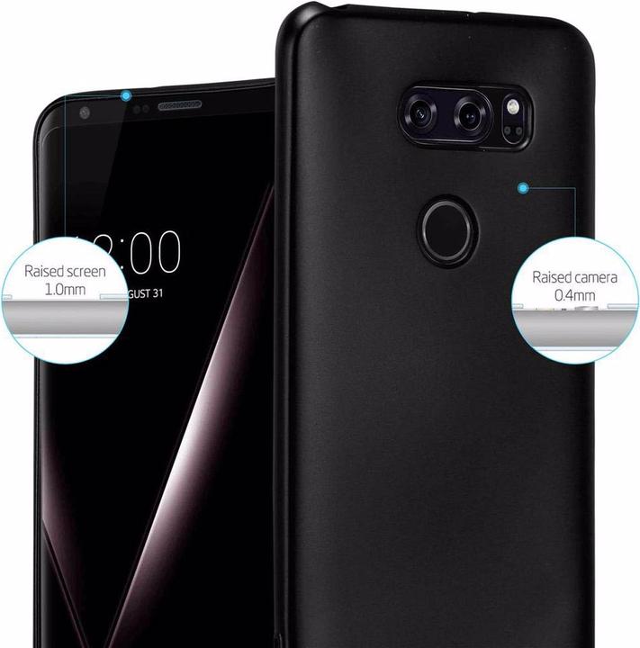 Productafbeelding Cadorabo TPU matte metalen hoes (LG V30, LG V30+, LG V30S+)