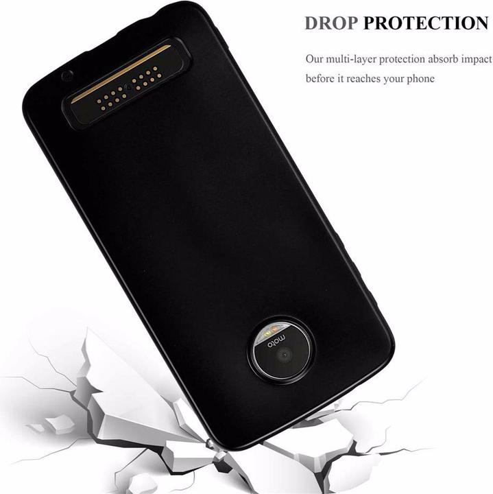 Image du produit Cadorabo Couverture métallique mate TPU (Motorola Moto Z Play)