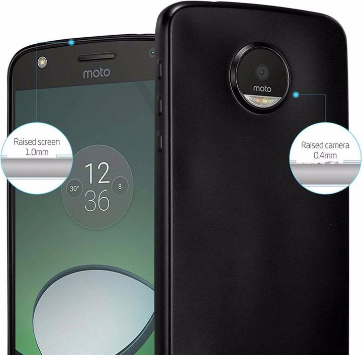 Image du produit Cadorabo Couverture métallique mate TPU (Motorola Moto Z Play)