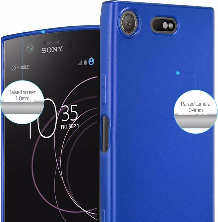 Productafbeelding Cadorabo TPU matte metalen hoes (Sony Xperia XZ1 Compact)