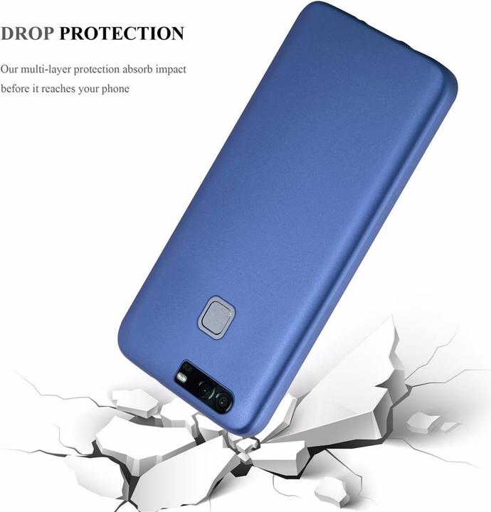 Productafbeelding Cadorabo TPU matte metalen hoes (Huawei P9 Plus)