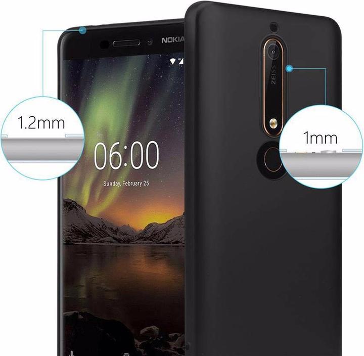 Productafbeelding Cadorabo TPU matte metalen hoes (Nokia 6.1)