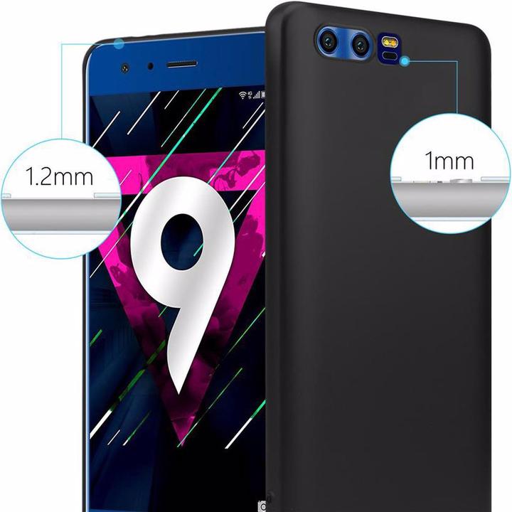 Image du produit Cadorabo Couverture métallique mate TPU (Honor 9)