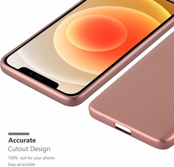 Productafbeelding Cadorabo TPU matte metalen hoes (Apple iPhone 12 mini)